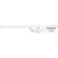 Van den Berg A-Drain 80 cm met flens en rooster