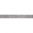 Plieger Start kunststof afvoergoot met 3 rvs platen 78.5x8.6x3cm zij uitloop 40/50mm