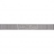 Plieger Start kunststof afvoergoot met 3 rvs platen 68.5x8.6x3cm zij uitloop 40/50mm