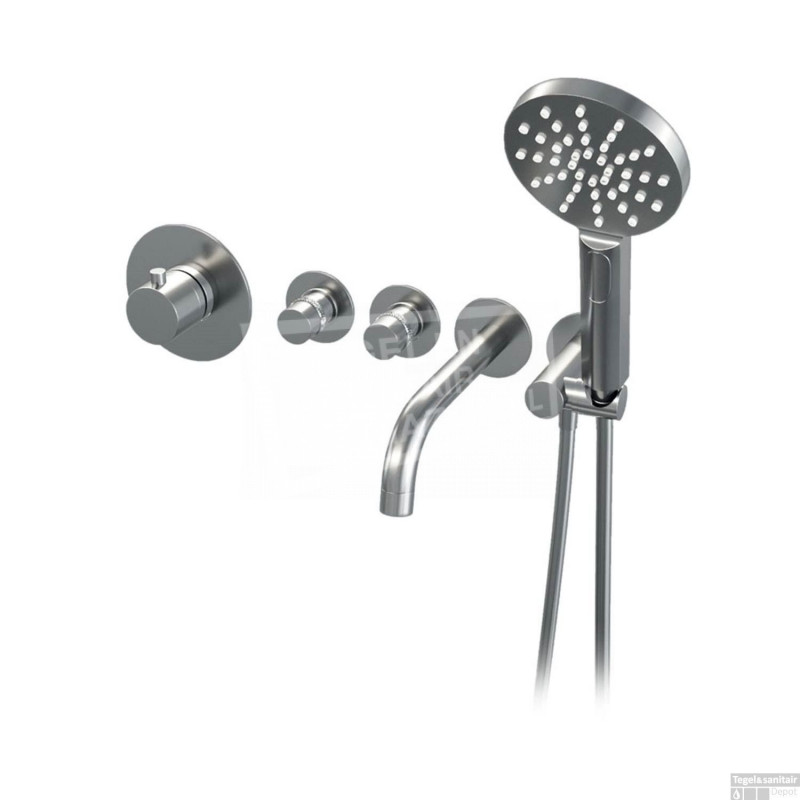 Duravit - Thermostatische inbouwkraan, voor 2 functies, mat zwart TH4200013046