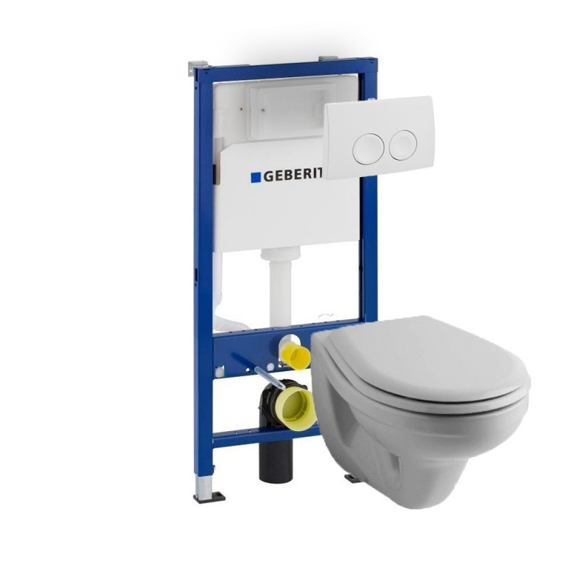 Primo rimless toiletset met Geberit UP100 en Delta21 bedieningspaneel