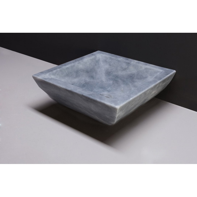 Forzalaqua Siracusa Waskom Cloudy Marmer Gezoet 40x40x15 cm