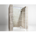 Gradara Frost Move Draaideur met vast paneel (110x200 cm) 8 mm Dik Helder Glas