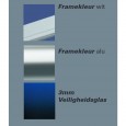 Plieger Class Draaideur (90x185 cm) Aluminium 3 mm Dik Helder Glas