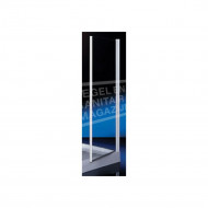 Plieger Royal Draaideur (90x185 cm) Chroom 6 mm Dik Helder Glas