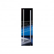 Plieger Royal Draaideur (90x185 cm) Chroom 6 mm Dik Helder Glas