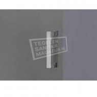 Beuhmer Classy Draaideur Profielloos (90x200 cm) Chroom 8 mm Dik Helder Glas