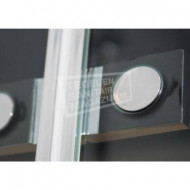 Beuhmer Wide Draaideur (100x200 cm) Chroom 8 mm NANO Anti-kalk