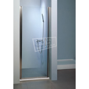 Sanilux Luxe Draaideur met profiel (80x200 cm) Aluminium 6 mm Dik Helder Glas