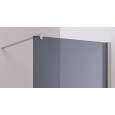 Beuhmer Ahumado 100x200 cm inloopdouche Rookglas met Muurprofiel 10 mm