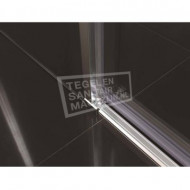 Beuhmer Softclose Schuifdeur (120x200 cm) Chroom 8 mm Dik Helder Glas