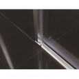 Beuhmer Softclose Schuifdeur (140x200 cm) Chroom 8 mm Dik Helder Glas