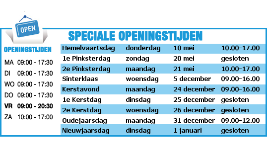 openingstijden